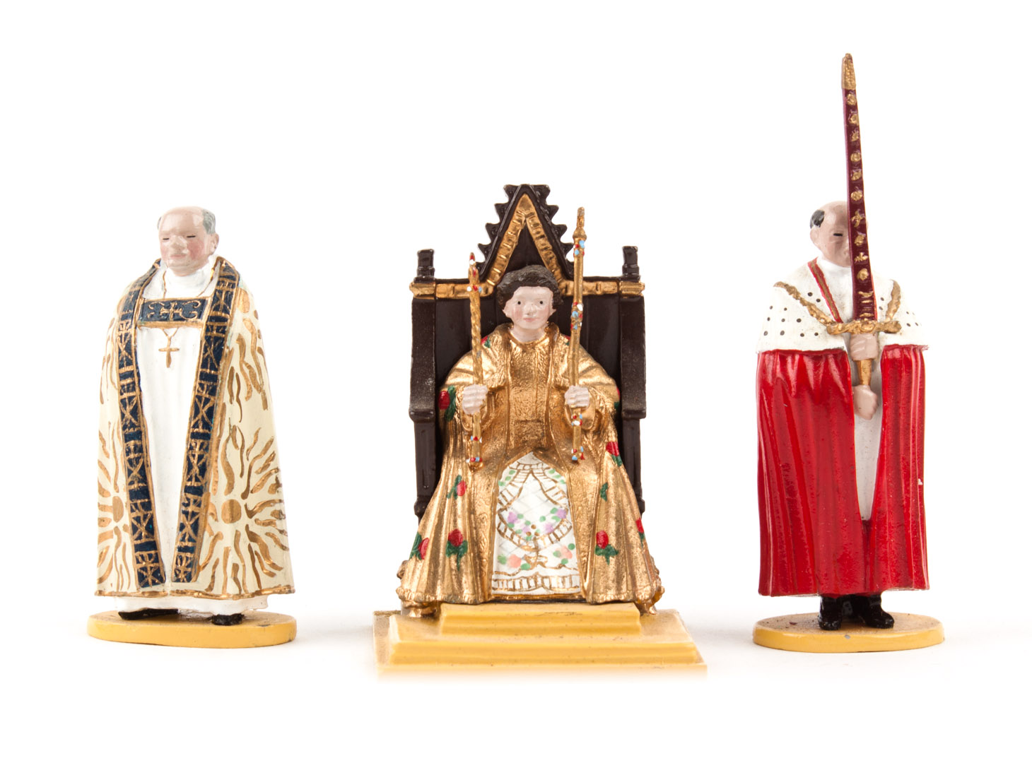 Appraisal: Britain's th Anniversary Coronation set six painted lead figures of