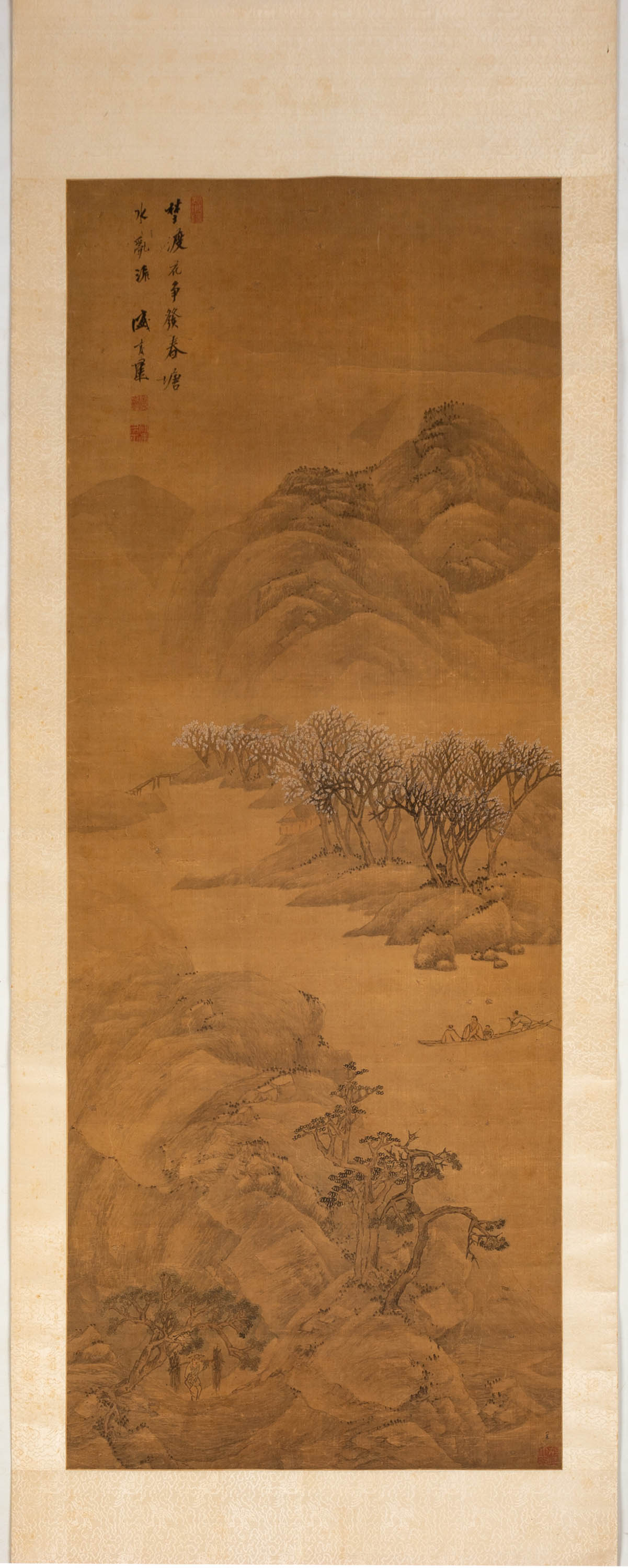 Appraisal: CHINESE HANGING SCROLL PAINTINGS Download additional photos via Wetransfer com