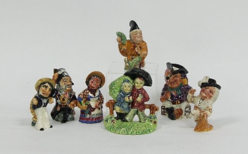 Appraisal: Shorter Son Ltd Seven pottery character jugs including Gilbert and