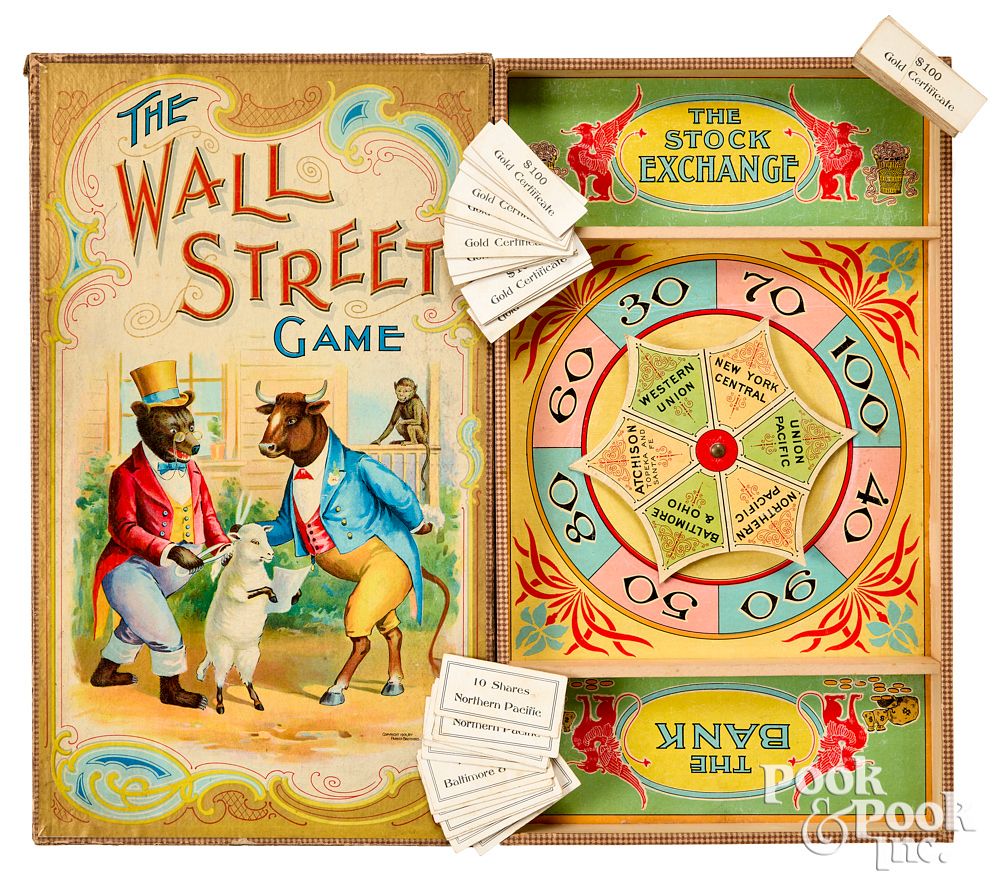 Appraisal: Parker Bros The Wall Street Game ca Parker Bros The