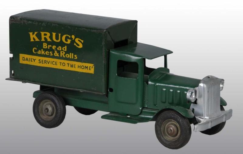 Appraisal: Pressed Steel Metalcraft Krug's Delivery Truck Description American Nice decals