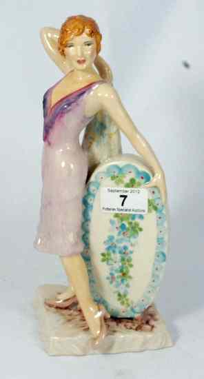 Appraisal: A Carltonware prototype colourway figure of a lady marked to