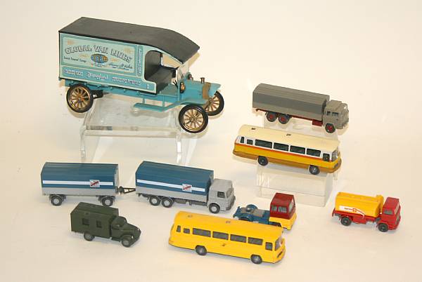 Appraisal: Wiking Plastic Vehicles Lot includes a large accumulation of boxed