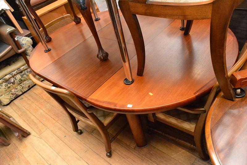 Appraisal: A DANISH STYLE TEAK EXTENSION TABLE A DANISH STYLE TEAK