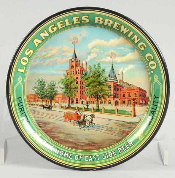 Appraisal: Beautiful L A Brewing Co Tin Litho Change Tray Circa