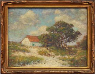 Appraisal: Sidney Wright Curtis - American Landscape Oil on Board Unsigned