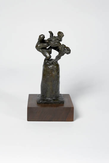 Appraisal: JACQUES LIPCHITZ Samson Fighting the Lion Bronze with dark brown