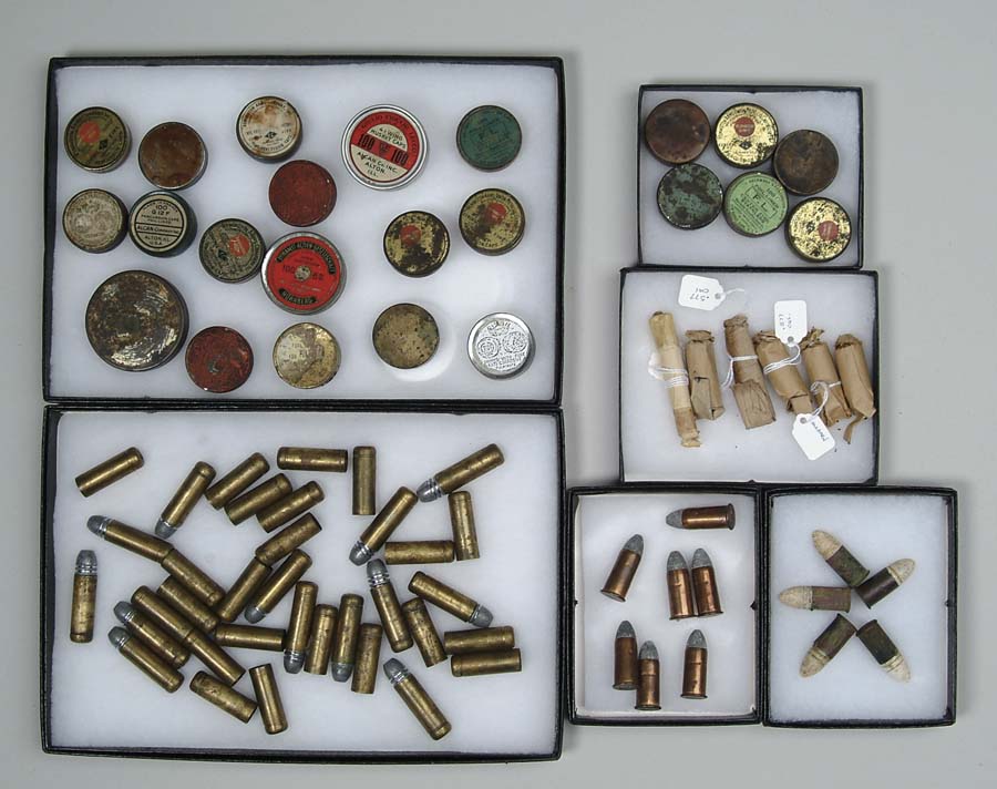 Appraisal: LOT OF CIVIL WAR ERA CARTRIDGES PERCUSSION Included in this