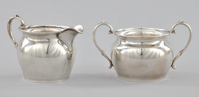 Appraisal: Sterling Silver Creamer and Sugar Bowl by The Merrill Shops