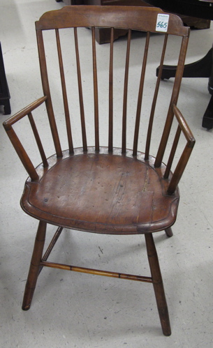 Appraisal: TWO ANTIQUE SIDE CHAIRS American th century including banister-back chair