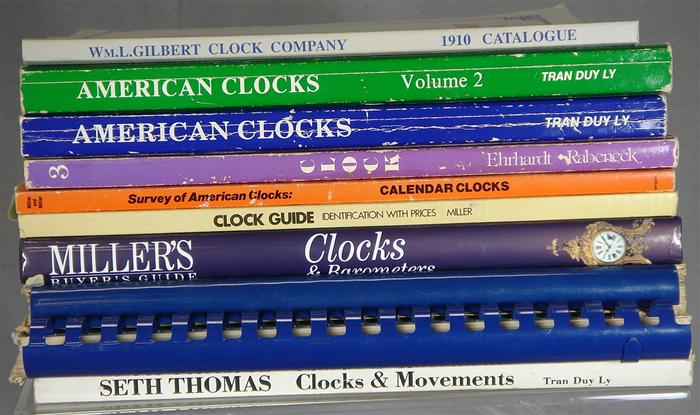 Appraisal: volumes on American clocks Seth Thomas Clocks and Movements by