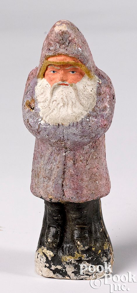 Appraisal: Belsnickle Santa Claus candy container Composition Belsnickle Santa Claus candy