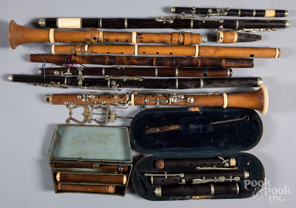 Appraisal: Group of early instruments Group of early instruments to include