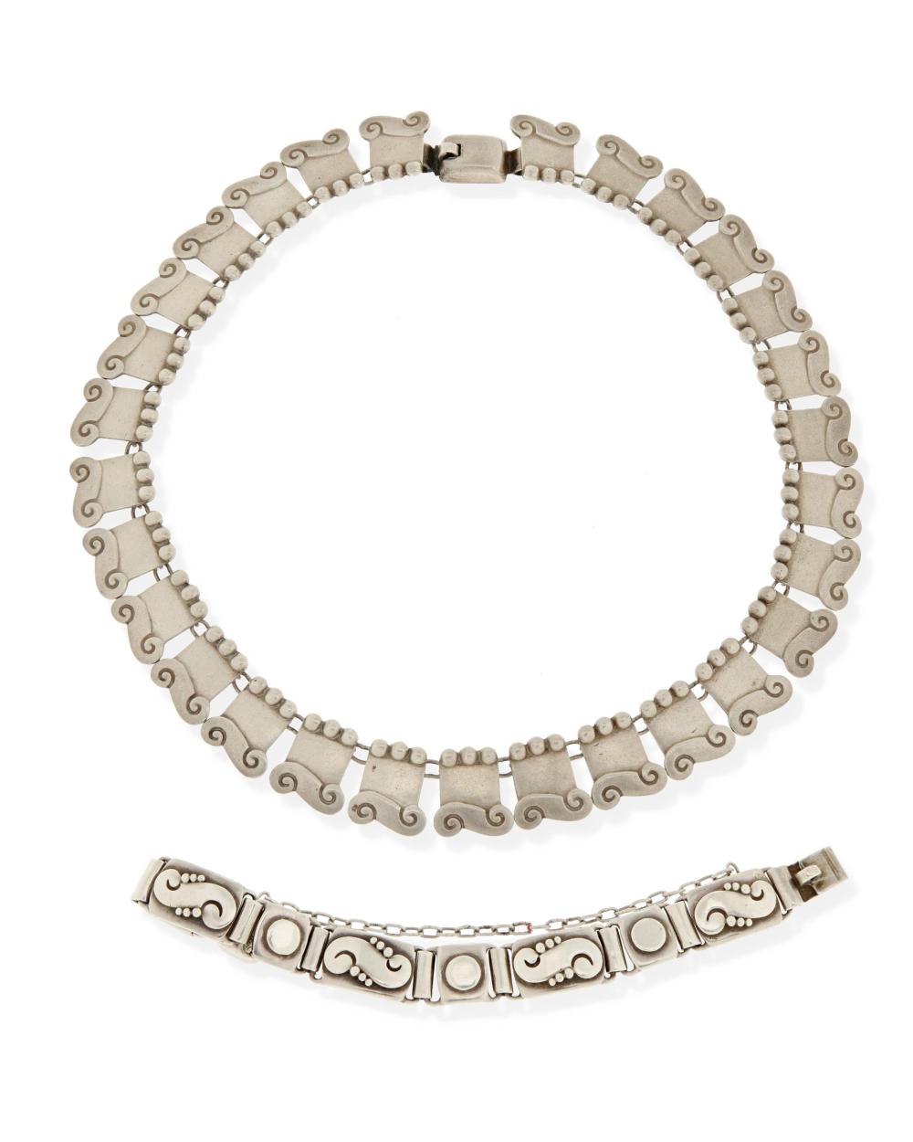 Appraisal: A set of H ctor Aguilar jewelry - and -