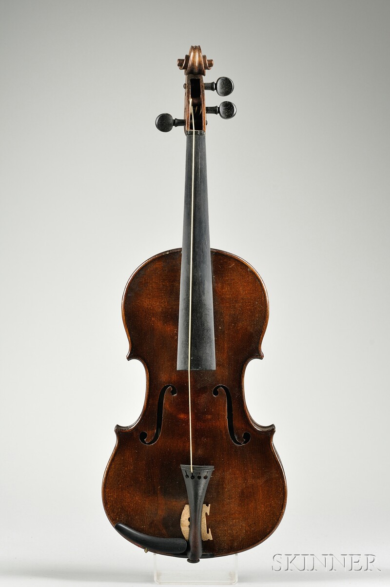 Appraisal: Child's German Violin c labeled THE LONDON MANBY VIOLIN COMPANY