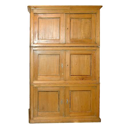 Appraisal: Provincial Pine Cupboard Estimate nbsp nbsp nbsp - nbsp