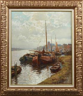 Appraisal: Kees Terlouw - Dutch View of a Dutch Port th