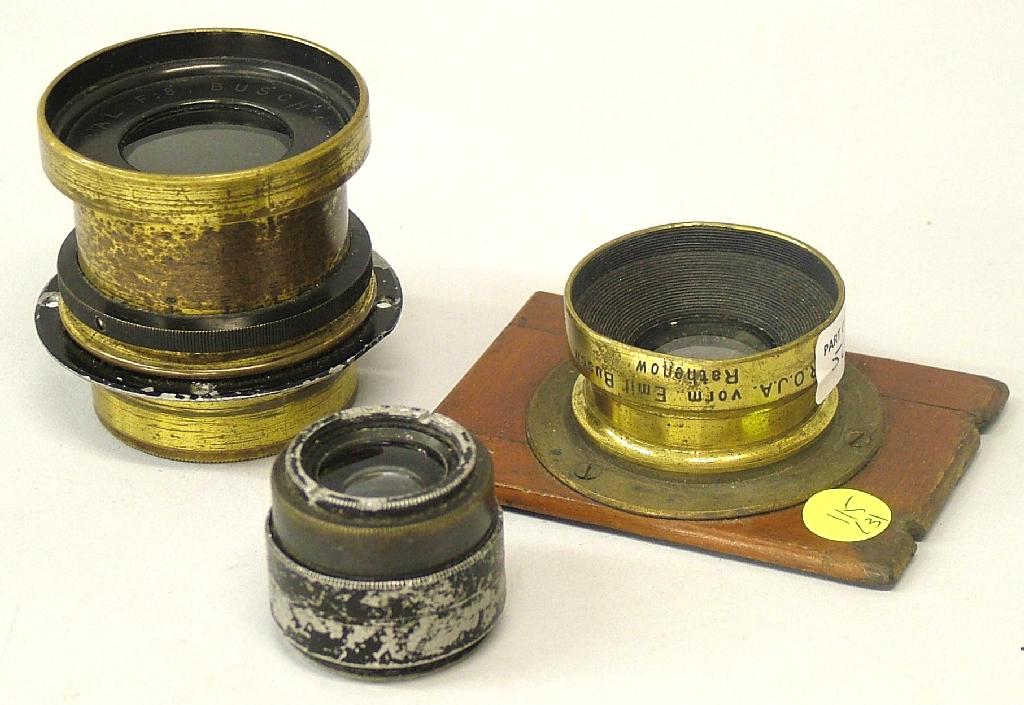 Appraisal: Three various Busch's lenses