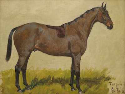 Appraisal: George Paice British - Tarquinius Horse portrait facing right signed