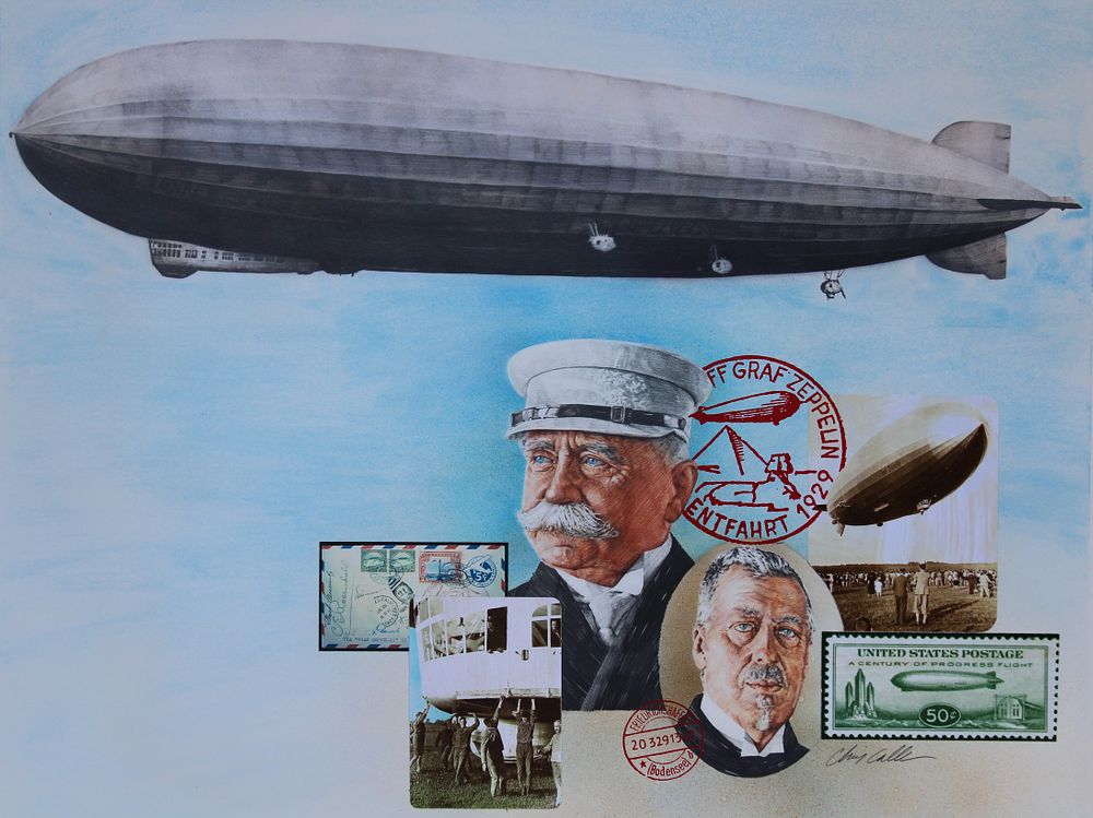 Appraisal: Chris Calle B Graf Zeppelin Chris Calle American B Graf