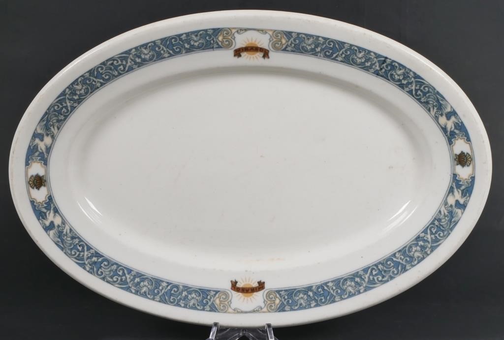 Appraisal: This platter has the Mirasol name in the decorated edge