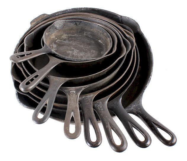 Appraisal: Griswold Cast Iron Cooking Skillet Collection Included in this lot