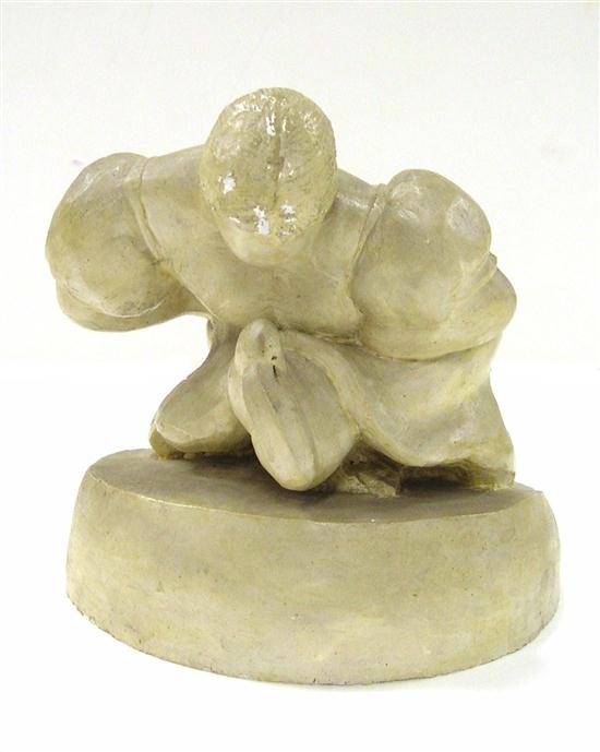 Appraisal: Ingrid Fetz American - plaster sculpture with a glazed finish