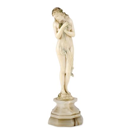 Appraisal: Austrian Art Deco Carved and Cold Painted Ivory Figure of