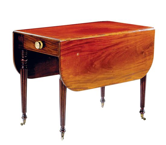 Appraisal: Rare Federal mahogany Pembroke table attributed to Thomas Seymour Boston