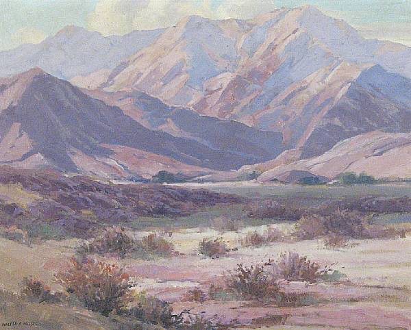 Appraisal: Walter Farrington Moses American - A California Desert Landscape signed