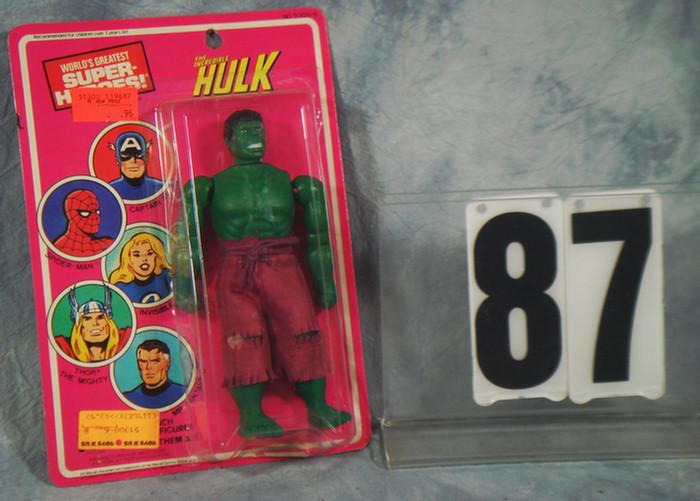 Appraisal: Mego The Hulk Figure mint on card Estimate -