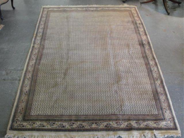 Appraisal: Handmade Open Field Persian Carpet From a Bronx home Dimensions