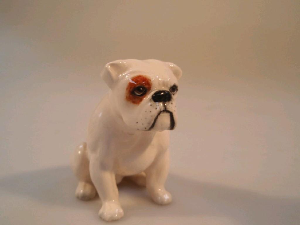 Appraisal: A Beswick model of a seated bulldog cm high