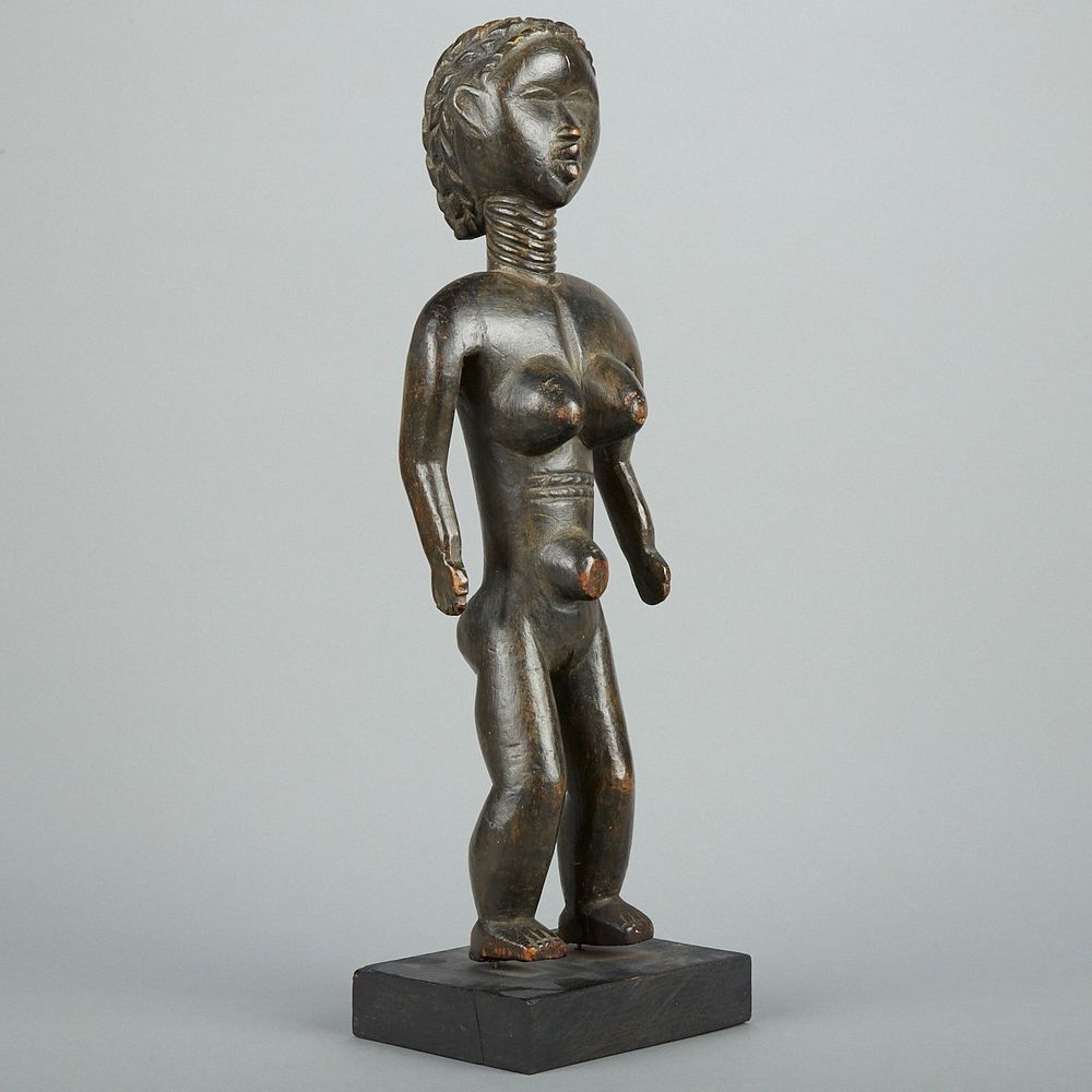 Appraisal: Dan Standing Female African Figure or Lobi Dan or Lobi