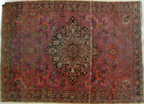 Appraisal: Sarouk Ferraghan carpet ca with a central medallion on a