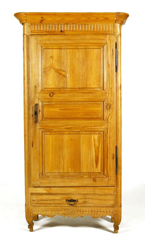 Appraisal: - th C French Country Pine Armoire th Century armoire