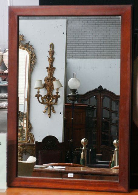 Appraisal: A rectangular wall mirror