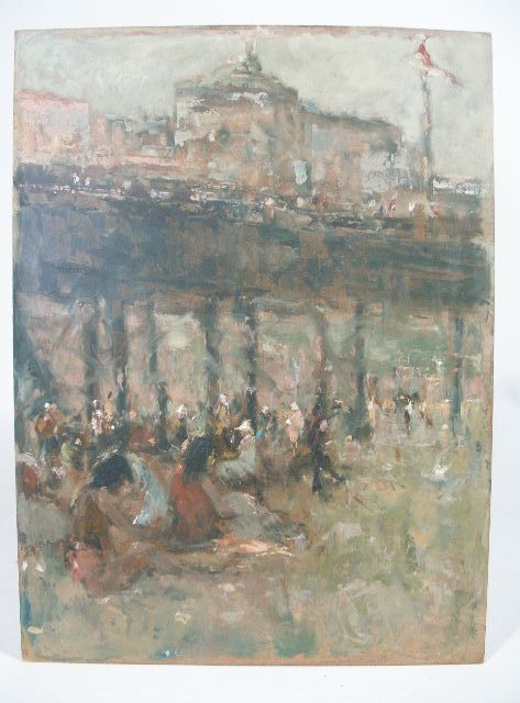 Appraisal: Charles Horwood British - Brighton Pier oil on board unsigned