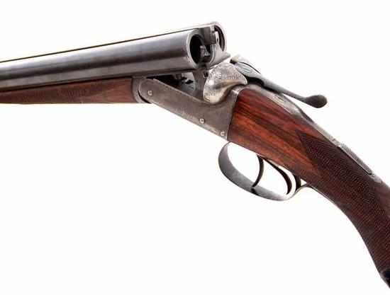 Appraisal: T Beard bore SxS boxlock non-ejector sporting gun SN Top-lever