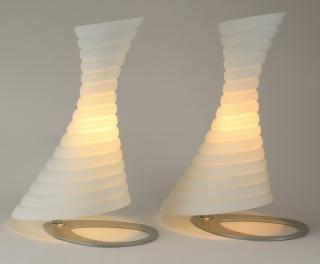 Appraisal: Contemporary Italian table lamps h Pair of Contemporary Italian table