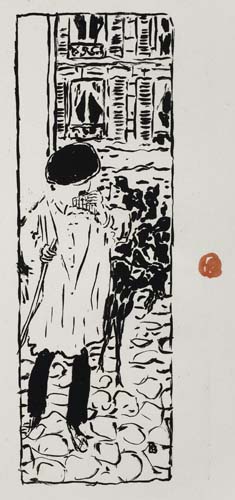 Appraisal: PIERRE BONNARD Le chevrier Lithograph x mm x inches full