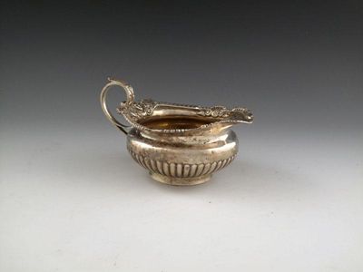 Appraisal: A late-Victorian silver cream jug by The Barnards London circular