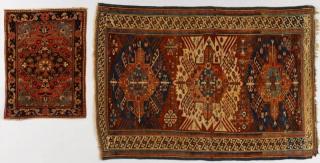 Appraisal: Oriental Rugs Tabriz and Kazak Two Oriental carpets st item