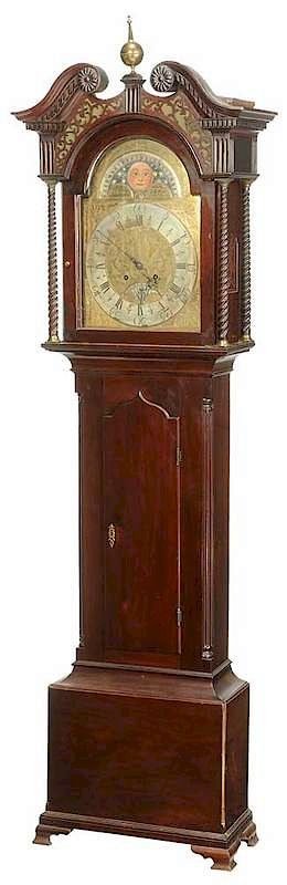 Appraisal: Scottish George III Mahogany Tall Case Clock late th early