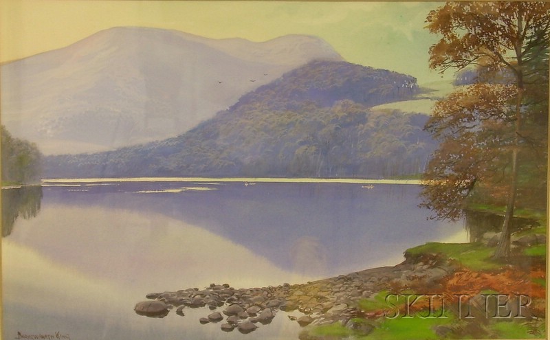 Appraisal: Baragwanath King British b Lake Ullswater in Lake Country Signed