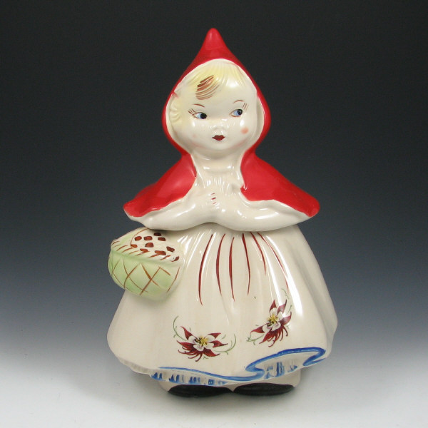 Appraisal: Hull Little Red Riding Hood Poinsettia Cookie Jar Little Red