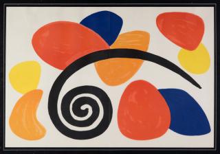 Appraisal: ALEXANDER CALDER American ALEXANDER CALDER American - Stabile VLithographCertificate of