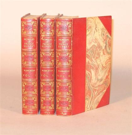 Appraisal: vols Warburton Eliot Memoirs of Prince Rupert and The Cavaliers