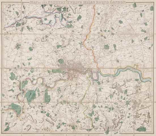 Appraisal: Smith C W R Gardner Map of the Country Twelve