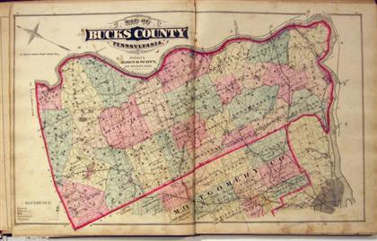 Appraisal: vol Scott James D Combination Atlas Map of Bucks County